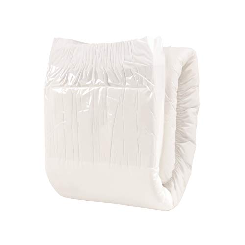 LittleForBig 5500-5800 ml Erwachsenen Windeln 10 Stück - ABDry Weiße Windeln (L)