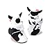 Miamooi Infant Baby Girls Boys Cotton Cow Booties Newborn Winter Warm Fleece Cozy Slippers Toddler Non-Slip Ankle Boots First Walker Crib House Socks Shoes 3-6 Months