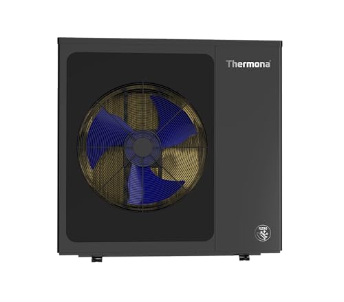 Thermona R290 Luft- Wasser Wärmepumpe 6 kW PW030- Heizen, Kühlen & Warmwasser, A+++ Effizienz, DC- Inverter, leise ≤47 dB, WiFi, 25 bis +43 °C, Vorlauf bis 75 °C