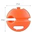 heyous Orange PE Tennis Trainer 21x21x7cm Single Base Training Outdoors Sports Equipment Suitable for Garden Park Playgrounds