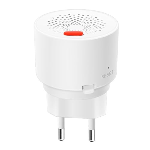 Losueeun ZigBee Sensor de Gas Natural Inflamable Hogar Inteligente LPG Detector de fugas de gas Protección incendios Enchufe UE