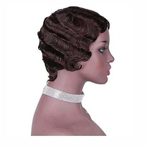 Perruque cheveux humain perruque courte bresilienne femme naturelle lace wig cheveux naturels brésilienne perruques pour les femmes noires 4 * 4 Lace Closure Straight Human Hair Bob Wigs 10 pouces Cover