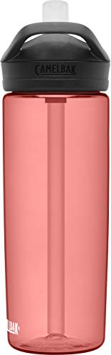 CamelBak eddy+ garrafa de água com renovação Tritan – topo de canudo 590 ml, rosa