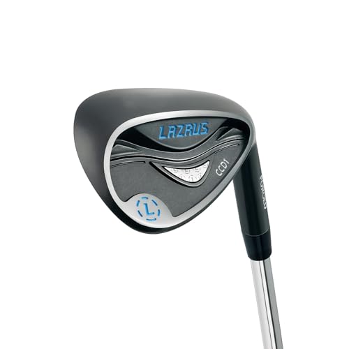 LAZRUS Premium Forged Golf Cavity Back Wedge Set Or Individual for Men - Milled Full Face 50 52 54 56 58 60 Degree Golf Wedges for More Spin (RHB CB 52 Degree)