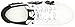 Karl Lagerfeld Paris Women's Georgia Sneaker with Flower Embellishments, Bright White/Black, 9