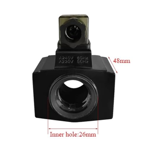 Bobine d'électrovanne hydraulique pour commande de vérin 48mm 220V - 3
