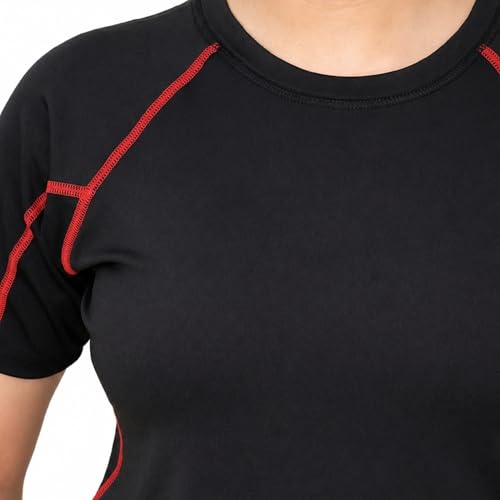 Image of NINQ Women's Long Sleeve Compression T-Shirt for Gym, Running, Yoga & Sports Wear