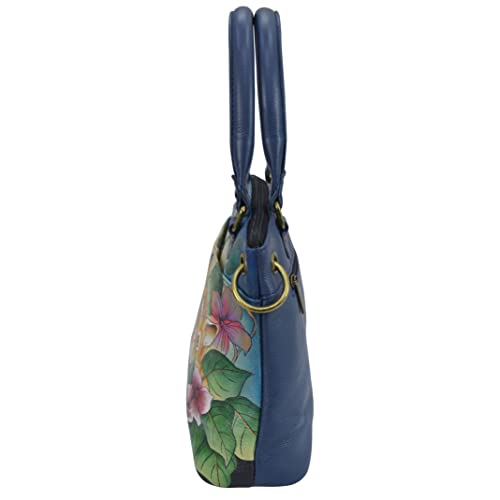 Image of Anna by Anuschka Women's Original Genuine Leather Hand-Painted Small Satchel - Leather Handbag for Women | Original