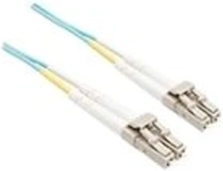 Unirise USA LLC 25 Meter Om3 10 Gig Fiber Optic Cable Aqua PVC Jacket 50/125 Micron Multimode