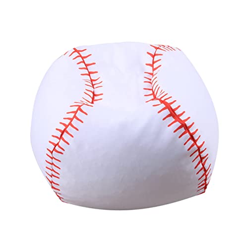 Zerodeko Sports Beanbag Chair Cover Baseball and Girls Bean Bag for Stuffed Toys Storage