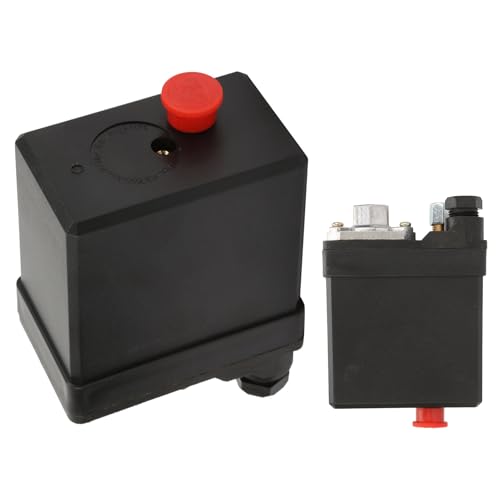 Pressostat 380V 20A pour compresseur air triphasé interrupteur régulation de pression réglable