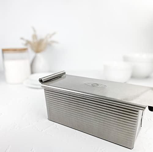 Usa Pan 1170PM Bakeware Pullman Loaf Pan With Cover, 9 X 4 Inch, Nonstick & Quick Release Coating, Made In The Usa From Aluminized Steel thumb #1