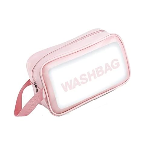 Clear Toiletry Bag Waterproof Wash Bag Make Up Bag with Zipper for Men Women Kids Travel Business Cover