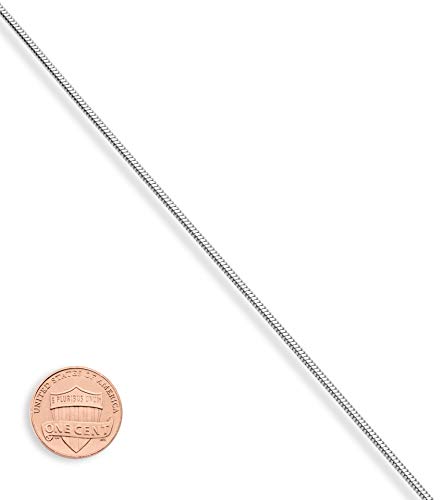 Miabella 925 Sterling Silver Italian 1.5mm, 2mm, 2.5mm Round Snake Chain Necklace for Women Made in Italy4