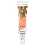 Max Factor Miracle Pure Skin Improving Foundation, Fb. 40 Light Ivory, hautverbesserndes Make-Up mit LSF 30, 30 ml