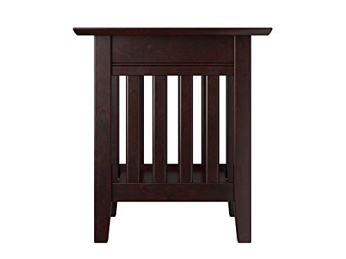 Afi Mission End Table With Charging Station In Espresso #TOP3