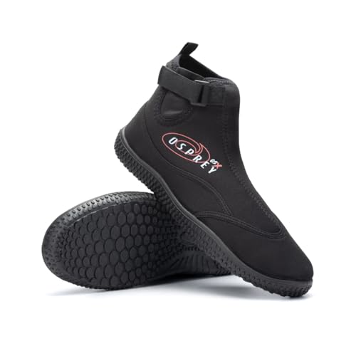 Osprey Unisex Neoprene OSX Aqua Wetsuit Stiefel, Schwarz, Gr. 44 (Herstellergröße: 9)