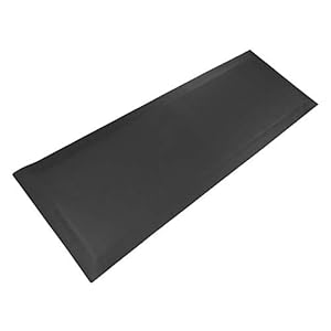 OMECAL 70″x24″x1/2″ Thick Medical Bedside Fall Safety Protection Floor Mat for Elderly Senior Handicap,Reducing Injury Risk and Impact, Prevent Bed Falling, Anti Fatigue, Non-Slip Beveled Edge