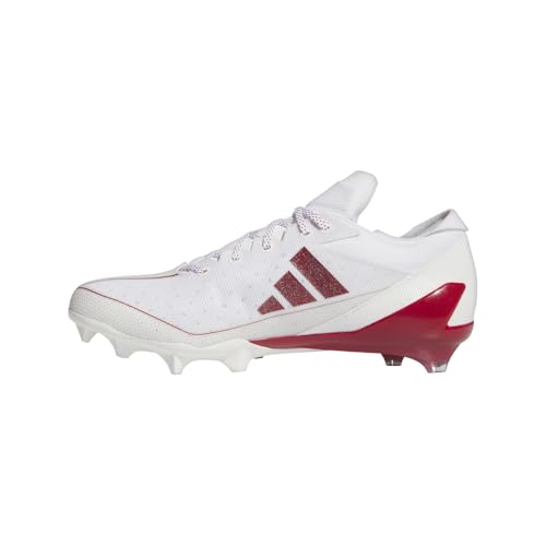 Image of adidas Mens Adizero Electric Football Sneakers Shoes - White