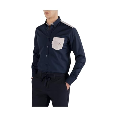Harmont & Blaine Camisa de manga larga CRH852011759M, turquesa, L