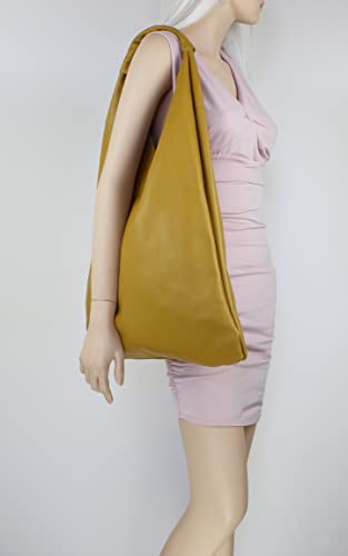 Image of Girly HandBags V Shape Genuine Top Handle Bag