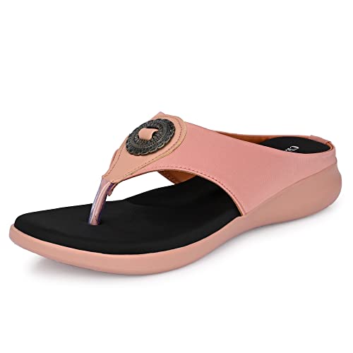 Image of Centrino Women Thong Sandals & Comfortable Ortho Care Sandal For Ladies | Fashion Wear Sandal & Chappal | Soft Cushioned for More comfort (2854)