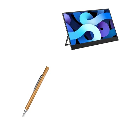 BoxWave Stylus Pen Compatible with UPERFECT UFree V (15.6 in) - FineTouch Capacitive Stylus, Super Precise Stylus Pen - Champagne Gold
