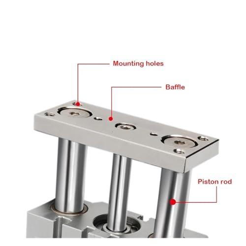 Cylindre trois axes MGPM 20mm évite la déviation mécanique de vos charges - 5