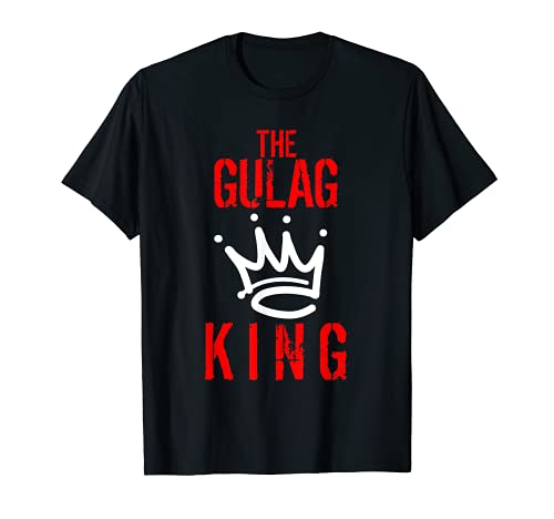 Gulag King Gaming Duty Call Gamer Warzone Zocker presente t-shirt, Preto, S