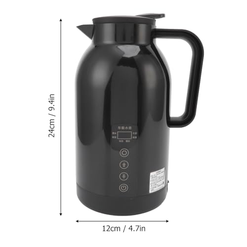 Tetera eléctrica para auto Yosoo 12V 1300ML acero inoxidable miniatura 5