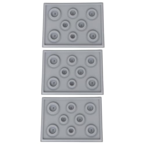 LALAFINA 3pcs DIY Necklace Making Bead Design Board Jewelry Beading Board Sturdy Jewelry Tray for Bracelet DIY