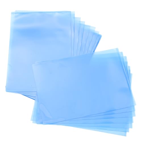 Pochettes projet étanches et résistantes aux déchirures en plastique bleu lot de 30
