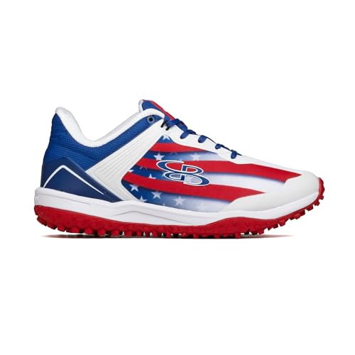 Boombah Viper Men's Turf Shoes - USA Freedom - Multiple Color Options - Multiple Sizes3