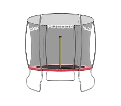 HUDORA Trampolin Fantastic in versch. Größen - Gartentrampolin mit Sicherheitsnetz - Sporttrampolin für bis zu 100kg - Familien-Trampolin mit extra breiter Randabdeckung für Kinder & Erwachsene