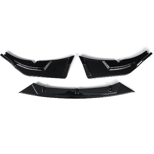 Becquet avant pour Jaguar XE 2020-2021 lèvre noir brillant