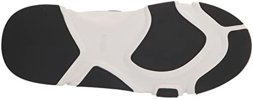 BOSS Men's Running Style Soft Leather Sneakers, Dutch White/Pebble Grey, 13 | Image 3