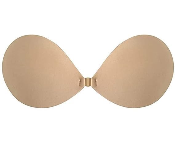 Pinopa Invisible Lift Stick-On Bra, Seamless Adhesive Push-Up Bra, Strapless Backless Design(Pack of 1) Nude-image-20