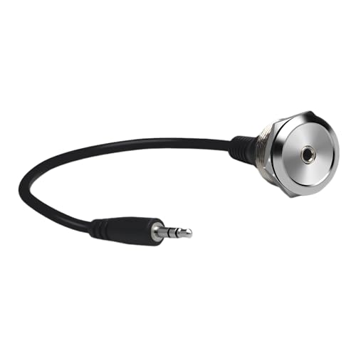 Adaptador estéreo 3.5mm TRS macho a hembra con montaje miniatura 1