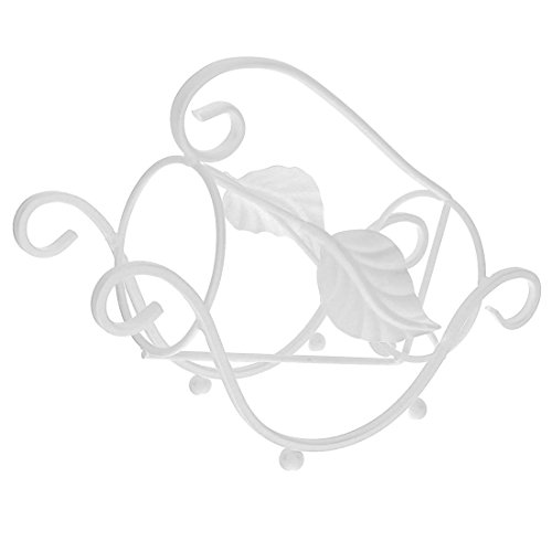 Soporte para botellas de vino Ruilogod blanco pequeño miniatura 1