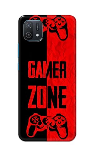 Image of Printed Hard Back Cover Case for Oppo A16e Back Cover (Gamer Zone) -1111