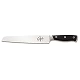 Guy Fieri Gourmet Triple Riveted Bread Knife with Tattoo Sheath (8-Inch)