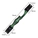 HANDBAIGE Black Hunter Left Hand Bow Riser 15'' Archery Bow Riser for Recurve Bow Longbow Takedown Wooden Bow Handle with Wrench (Green)