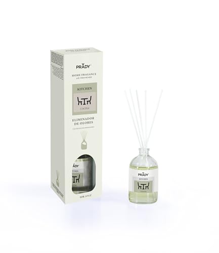 Prady - Mikado Ambientador Aromaguard Cocina - 100ML - Neutralizador de Olores Eficaz