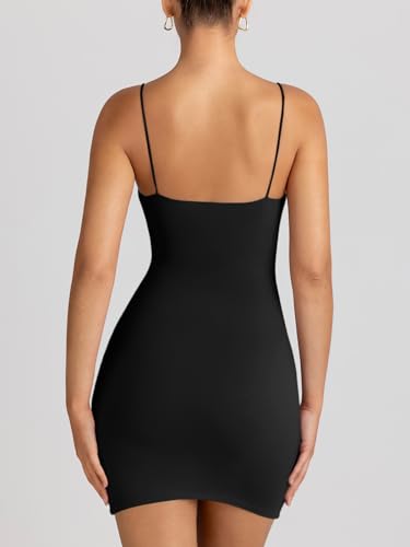 LILLUSORY Women's Mini Sexy Bodycon Dress 2025 Summer Going Out Short Backless Party Club Dresses Beach Vacation Outfits2