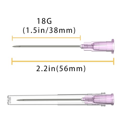 Image of 18 Gauge 1.5 inch Needle 100 Pack,Luer Lock Industrial Dispensing Accessories, Individual Package