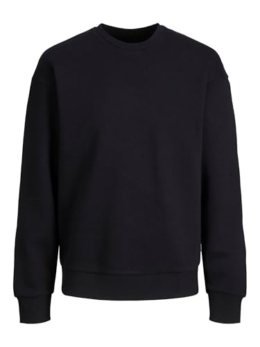 JACK & JONES Jjebradley Sweat Crew Noos Pls Homme Maillot de survêtement, Noir, 4XL Grande taille