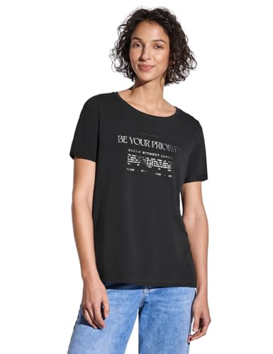 T-Shirt avec Inscription Street One Haute Qualité et Finition Film