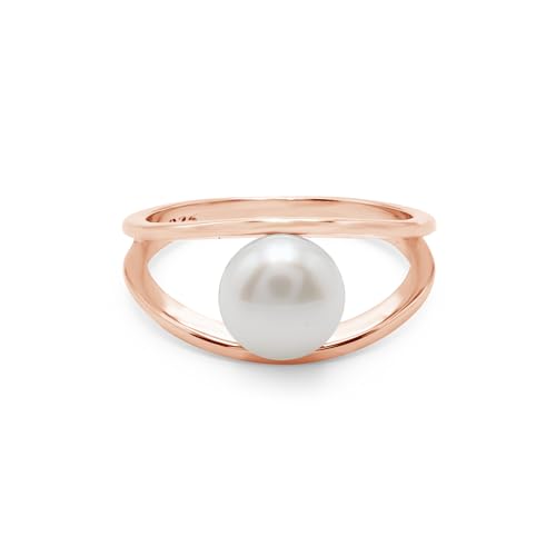 Bague perle et topaze en argent pour sublimer vos tenues de fiançailles
