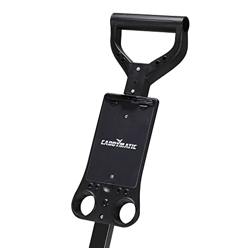 Caddymatic-Golf-Lite-TRAC-Carrito-DE-Golf-Plegable-DE-2-Ruedas-NegroRojo