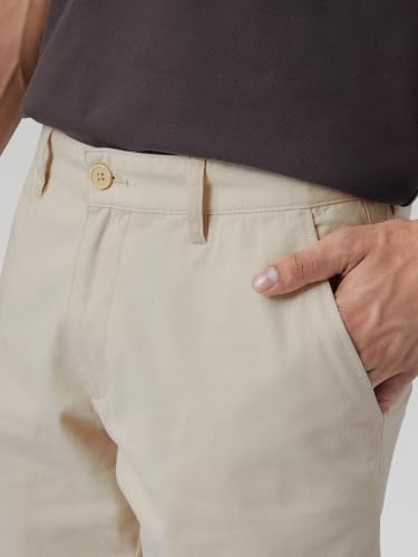 Image of XYXX Men's Element Chino Shorts | Solid Straight Fit | 100% Cotton with Dual Pockets & Plus Sizes